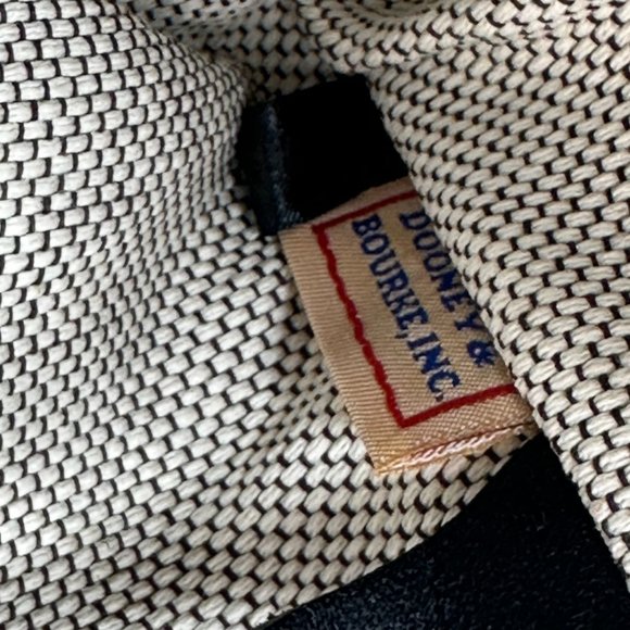 Vintage DOONEY & BOURKE Shadow Canvas Anniversary Bag Shoulder Lock 1990 - Picture 15 of 15
